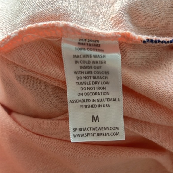 NWOT Spirit Jersey 100% Cotton Oversized Colorblock Ombre Hoodie in Size Medium - Picture 12 of 12